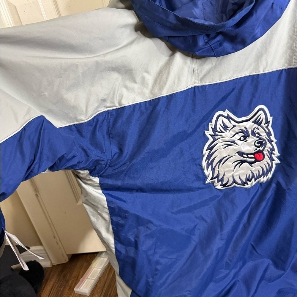 Connecticut Huskies UConn 4-In-1 Jacket XL Blue Gray Hooded NCAA Licensed NWT - Picture 11 of 11